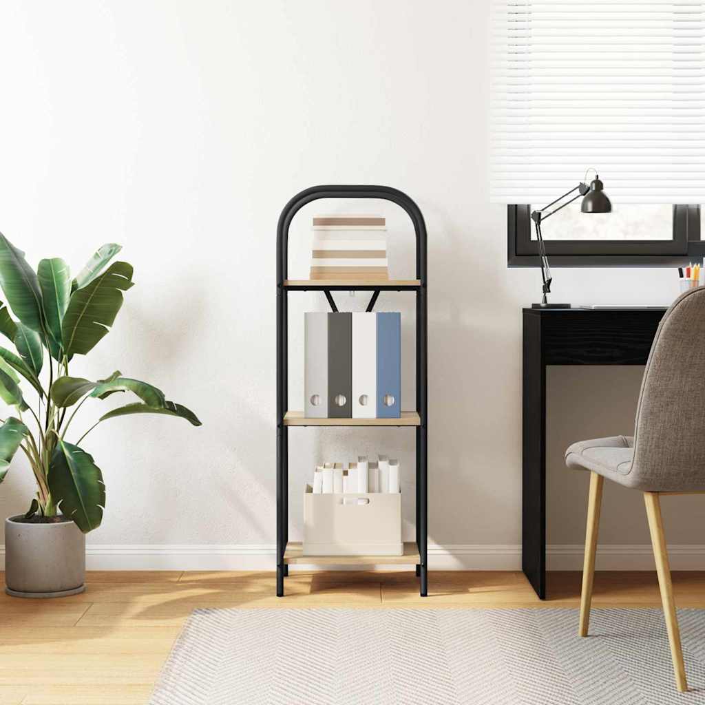 Bogreol Sonoma eg 40 x 30 x 109 cm Konstrueret træ