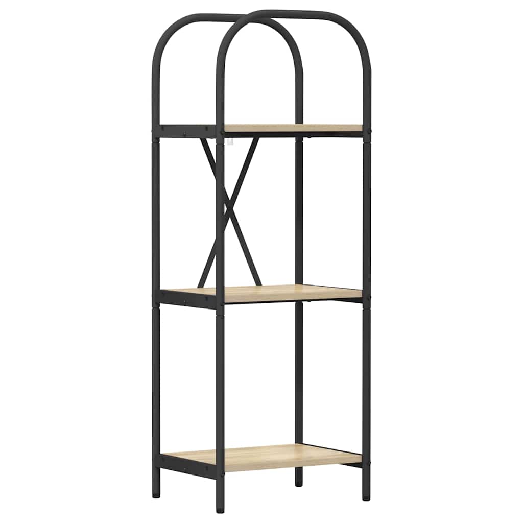 Bogreol Sonoma eg 40 x 30 x 109 cm Konstrueret træ