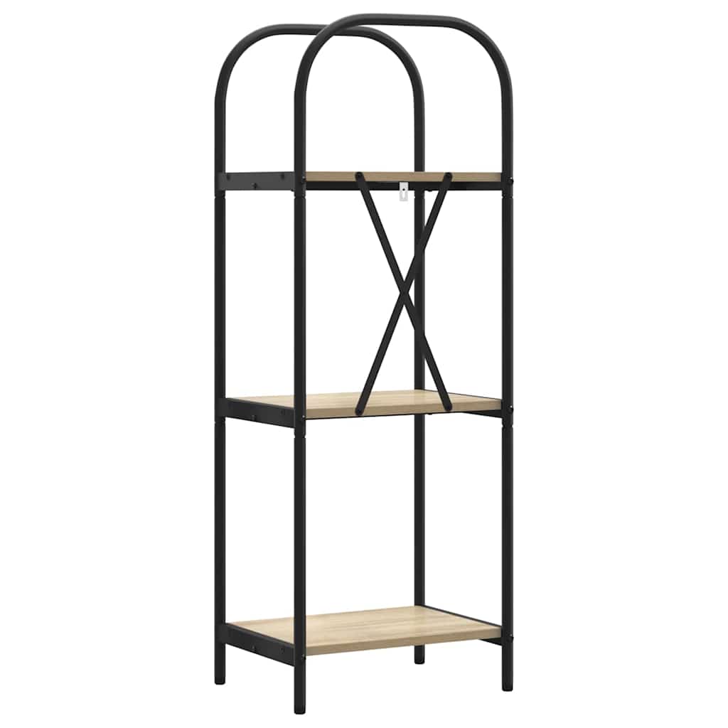 Bogreol Sonoma eg 40 x 30 x 109 cm Konstrueret træ