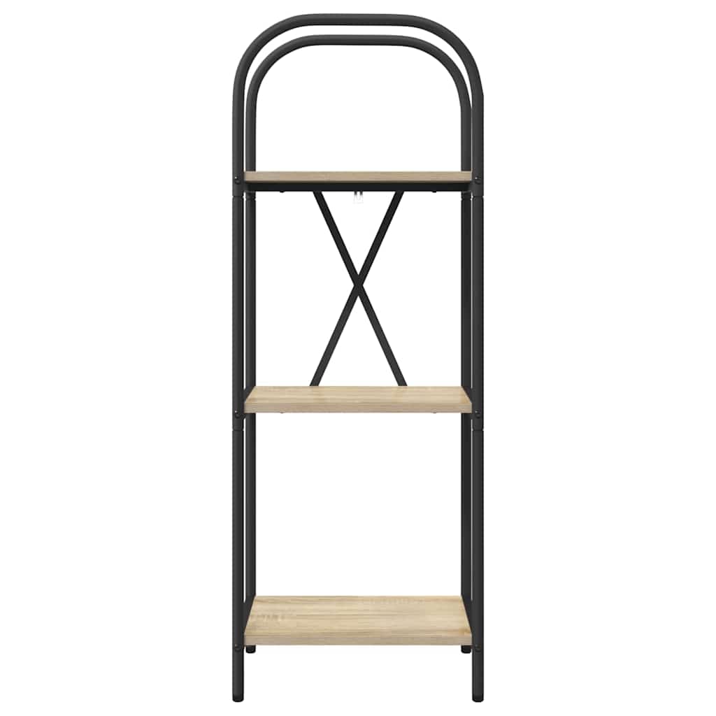 Bogreol Sonoma eg 40 x 30 x 109 cm Konstrueret træ