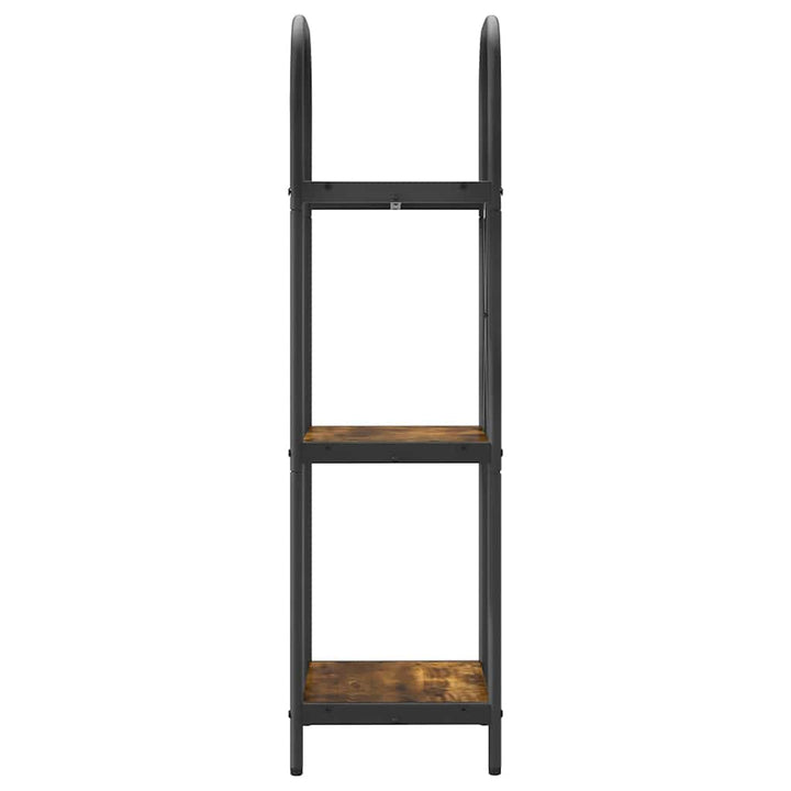 Bogreol Røget eg 40 x 30 x 109 cm Konstrueret træ
