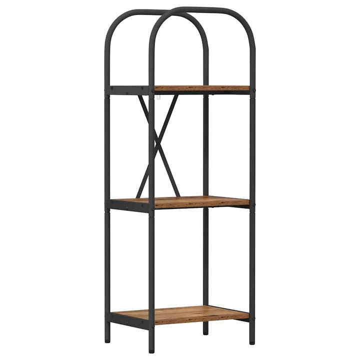 Bogreol Gammelt træ 40 x 30 x 109 cm Konstrueret træ