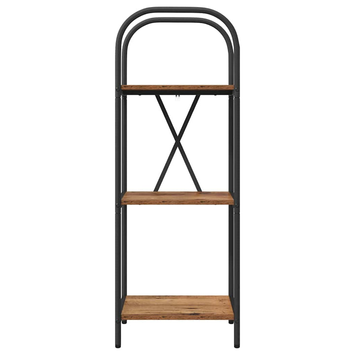 Bogreol Gammelt træ 40 x 30 x 109 cm Konstrueret træ