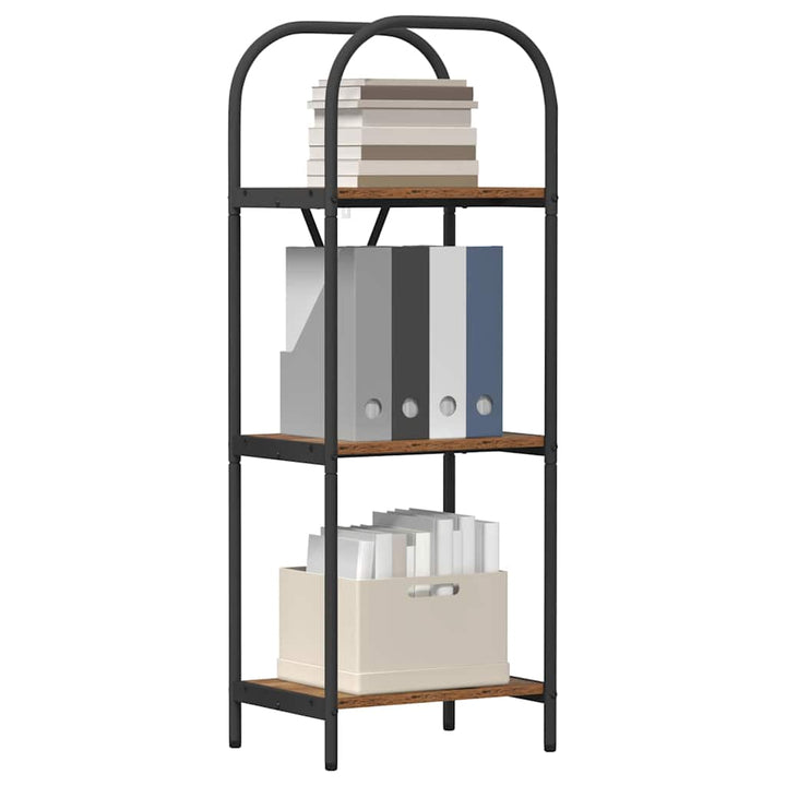 Bogreol Gammelt træ 40 x 30 x 109 cm Konstrueret træ