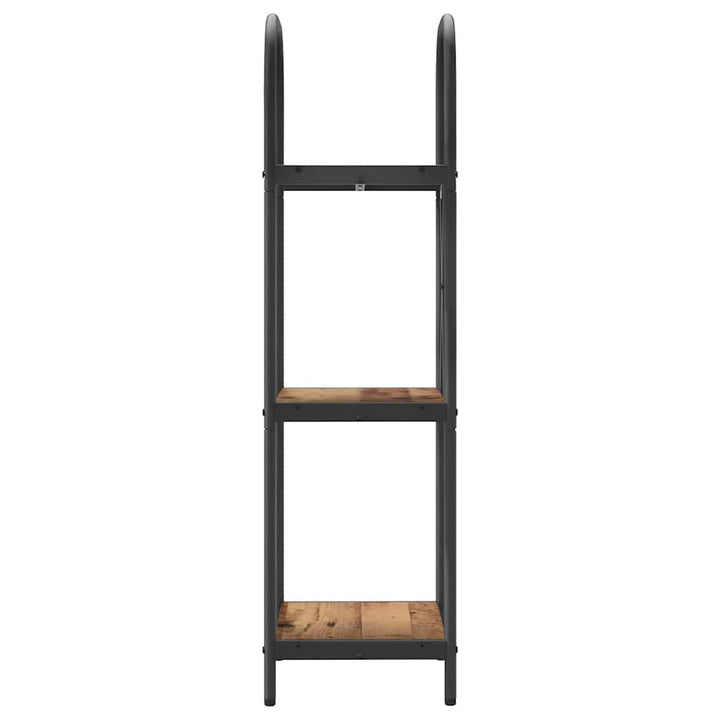 Bogreol Gammelt træ 40 x 30 x 109 cm Konstrueret træ