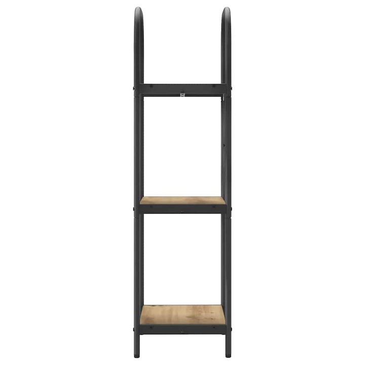 Bogreol 3 niveauer 40 x 30 x 109 cm Konstrueret træ
