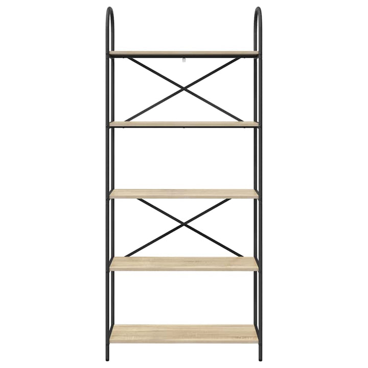Bogreol Sonoma eg 80 x 30 x 183 cm Konstrueret træ