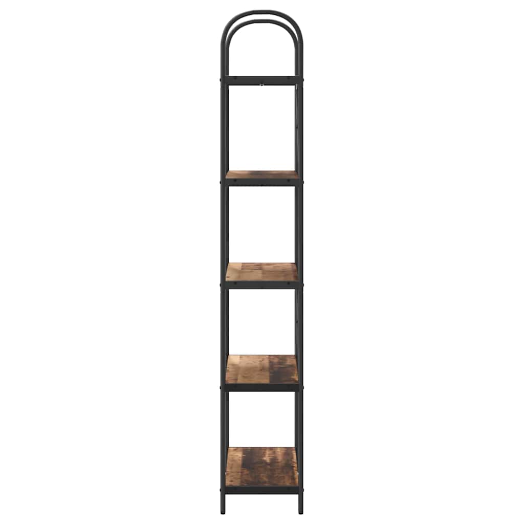 Bogreol Gammelt træ 80 x 30 x 183 cm Konstrueret træ