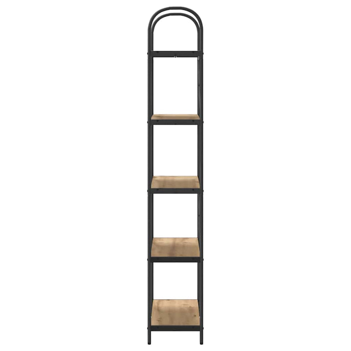 Bogreol Artisan Egetræ 80 x 30 x 183 cm Konstrueret træ