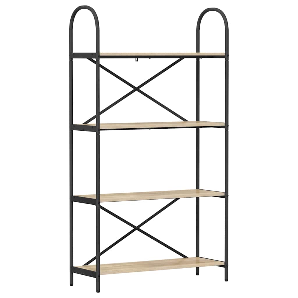 Bogreol Sonoma eg 80 x 30 x 146 cm Konstrueret træ