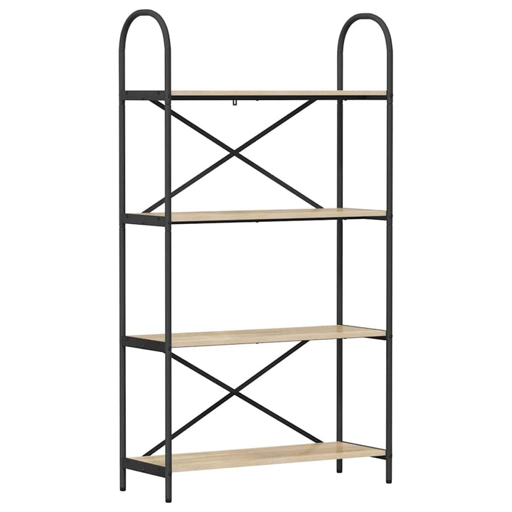 Bogreol Sonoma eg 80 x 30 x 146 cm Konstrueret træ