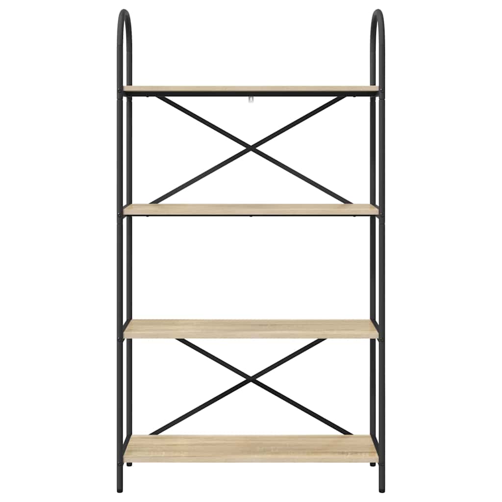 Bogreol Sonoma eg 80 x 30 x 146 cm Konstrueret træ