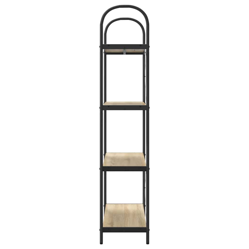 Bogreol Sonoma eg 80 x 30 x 146 cm Konstrueret træ