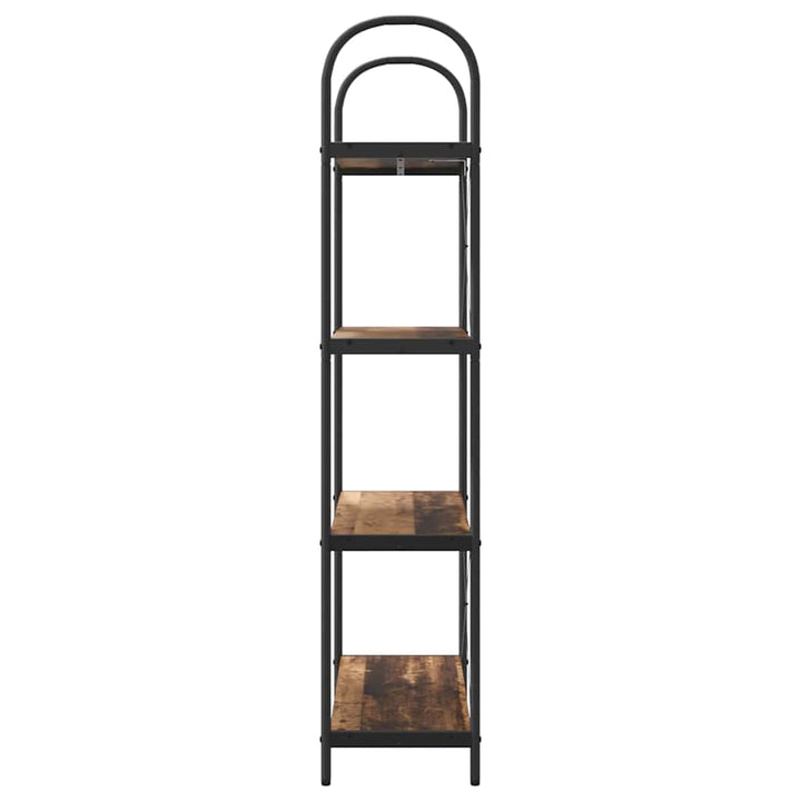 Bogreol Gammelt træ 80 x 30 x 146 cm Konstrueret træ