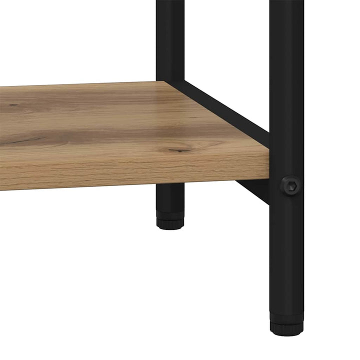 Bogreol Artisan Egetræ 80 x 30 x 146 cm Konstrueret træ