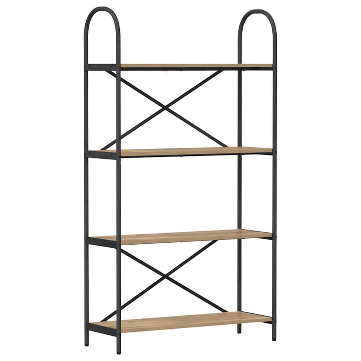 Bogreol Artisan Egetræ 80 x 30 x 146 cm Konstrueret træ