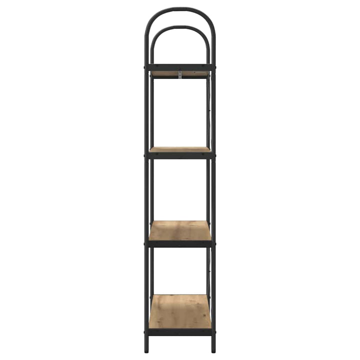 Bogreol Artisan Egetræ 80 x 30 x 146 cm Konstrueret træ