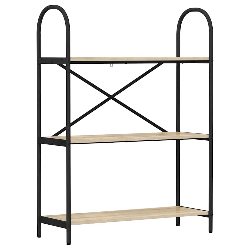 Bogreol Sonoma eg 80 x 30 x 109 cm Konstrueret træ