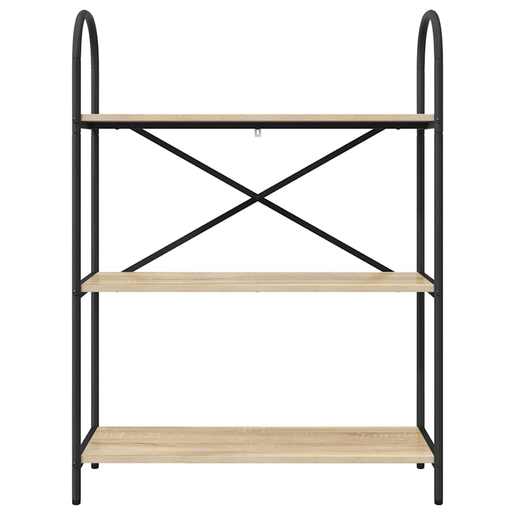 Bogreol Sonoma eg 80 x 30 x 109 cm Konstrueret træ