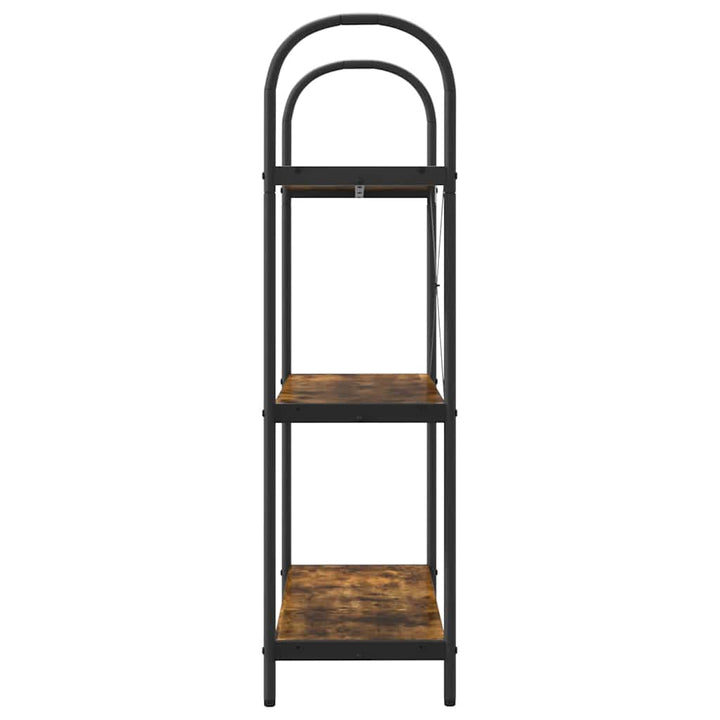 Bogreol Røget eg 80 x 30 x 109 cm Konstrueret træ