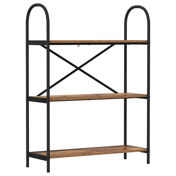 Bogreol Gammelt træ 80 x 30 x 109 cm Konstrueret træ