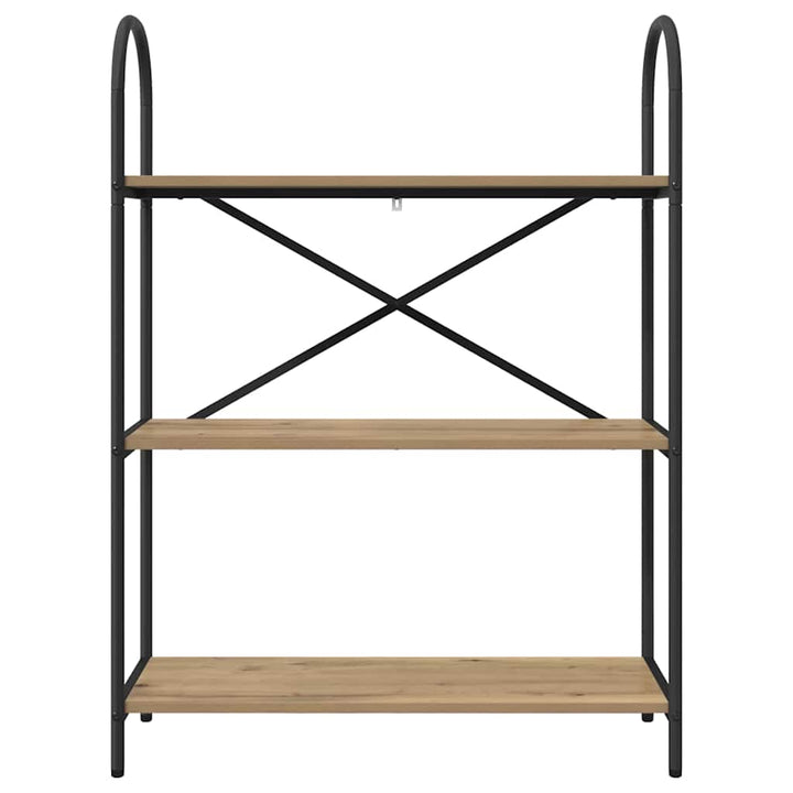 Bogreol Artisan Egetræ 80 x 30 x 109 cm Konstrueret træ