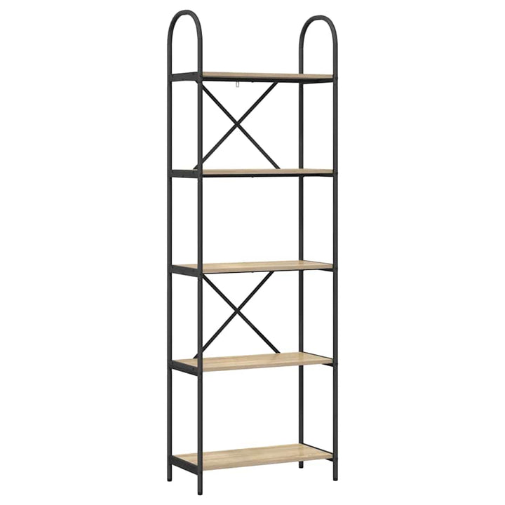 Bogreol Sonoma eg 60 x 30 x 183 cm Konstrueret træ