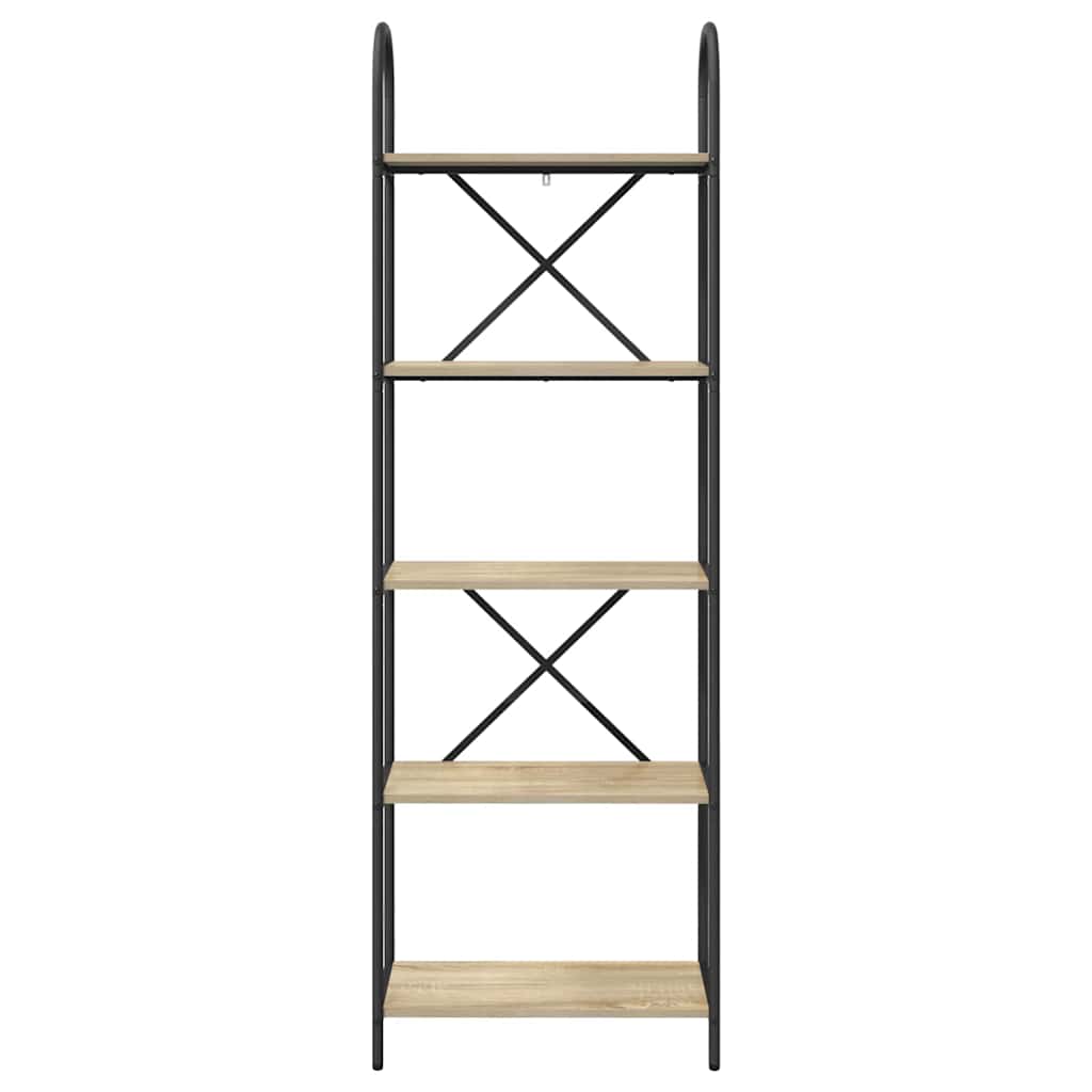 Bogreol Sonoma eg 60 x 30 x 183 cm Konstrueret træ