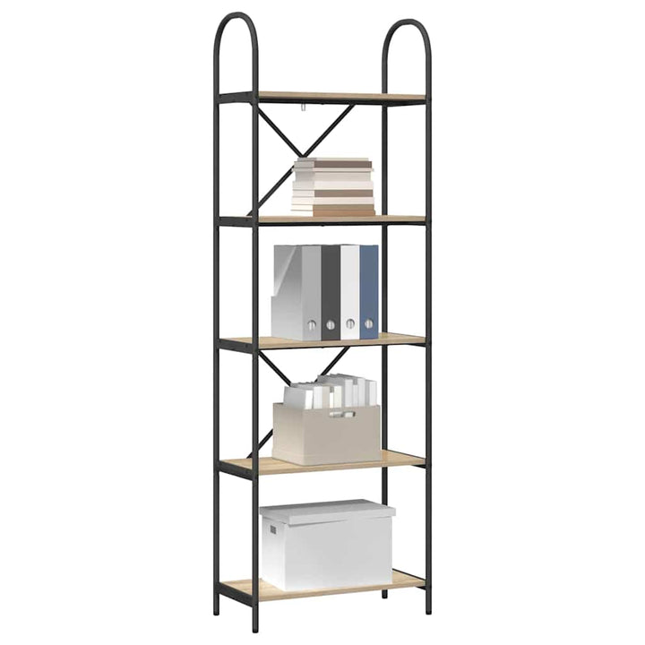 Bogreol Sonoma eg 60 x 30 x 183 cm Konstrueret træ