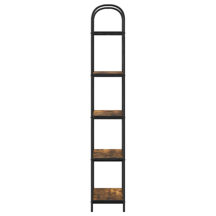 Bogreol Røget eg 60 x 30 x 183 cm Konstrueret træ