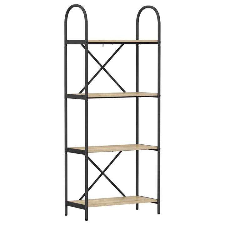 Bogreol Sonoma eg 60 x 30 x 146 cm Konstrueret træ