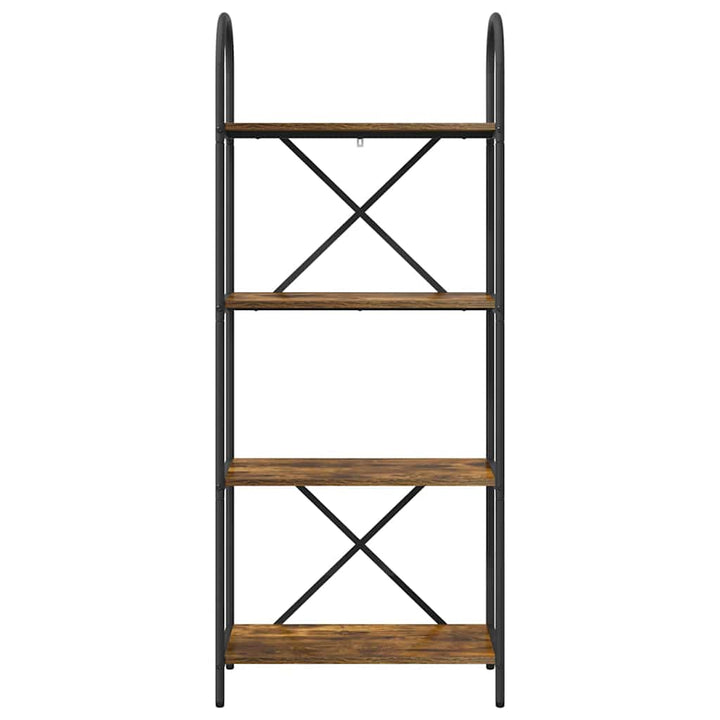 Bogreol Røget eg 60 x 30 x 146 cm Konstrueret træ