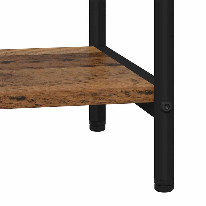 Bogreol Gammelt træ 60 x 30 x 146 cm Konstrueret træ