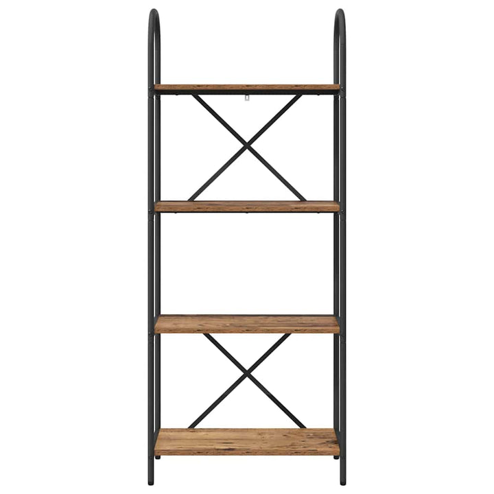 Bogreol Gammelt træ 60 x 30 x 146 cm Konstrueret træ