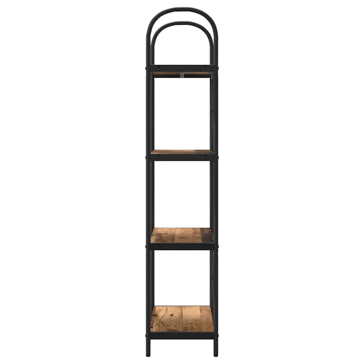 Bogreol Gammelt træ 60 x 30 x 146 cm Konstrueret træ