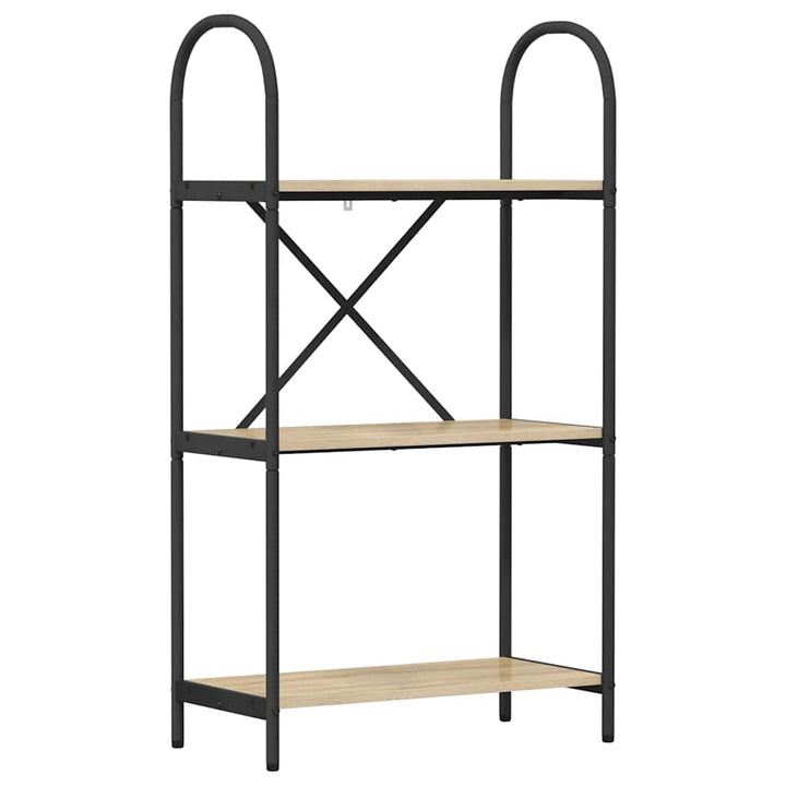Bogreol Sonoma eg 60 x 30 x 109 cm Konstrueret træ