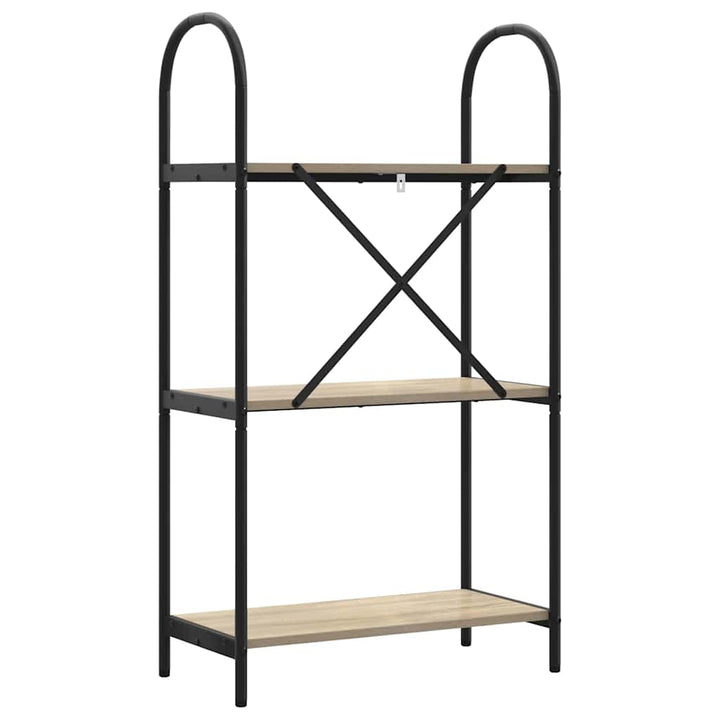 Bogreol Sonoma eg 60 x 30 x 109 cm Konstrueret træ