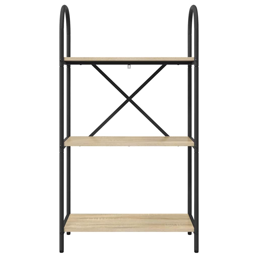 Bogreol Sonoma eg 60 x 30 x 109 cm Konstrueret træ