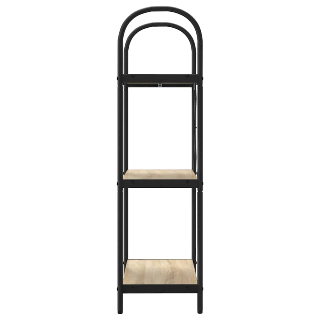 Bogreol Sonoma eg 60 x 30 x 109 cm Konstrueret træ