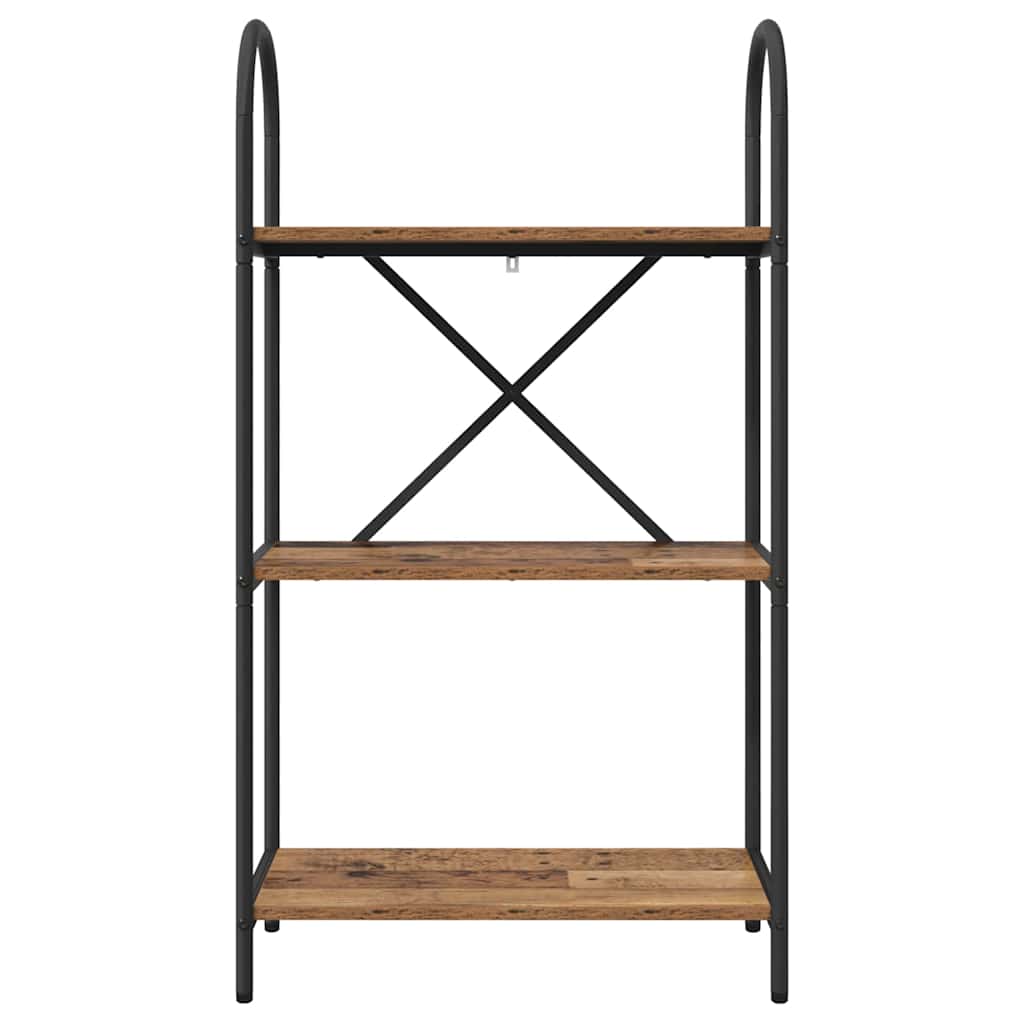 Bogreol Gammelt træ 60 x 30 x 109 cm Konstrueret træ