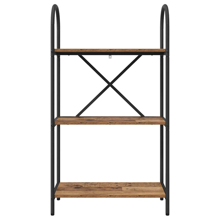 Bogreol Gammelt træ 60 x 30 x 109 cm Konstrueret træ