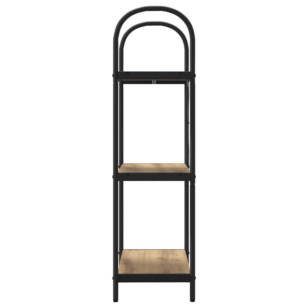 Bogreol Artisan Egetræ 60 x 30 x 109 cm Konstrueret træ