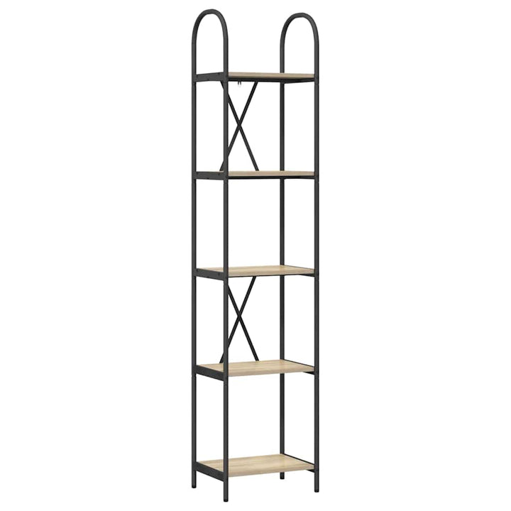Bogreol Sonoma eg 40 x 30 x 183 cm Konstrueret træ