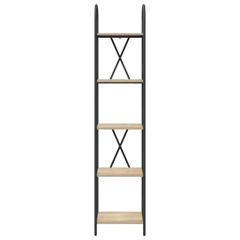 Bogreol Sonoma eg 40 x 30 x 183 cm Konstrueret træ