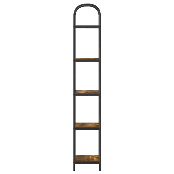 Bogreol Røget eg 40 x 30 x 183 cm Konstrueret træ