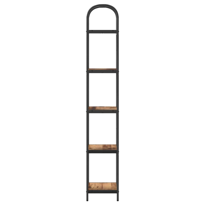 Bogreol Gammelt træ 40 x 30 x 183 cm Konstrueret træ