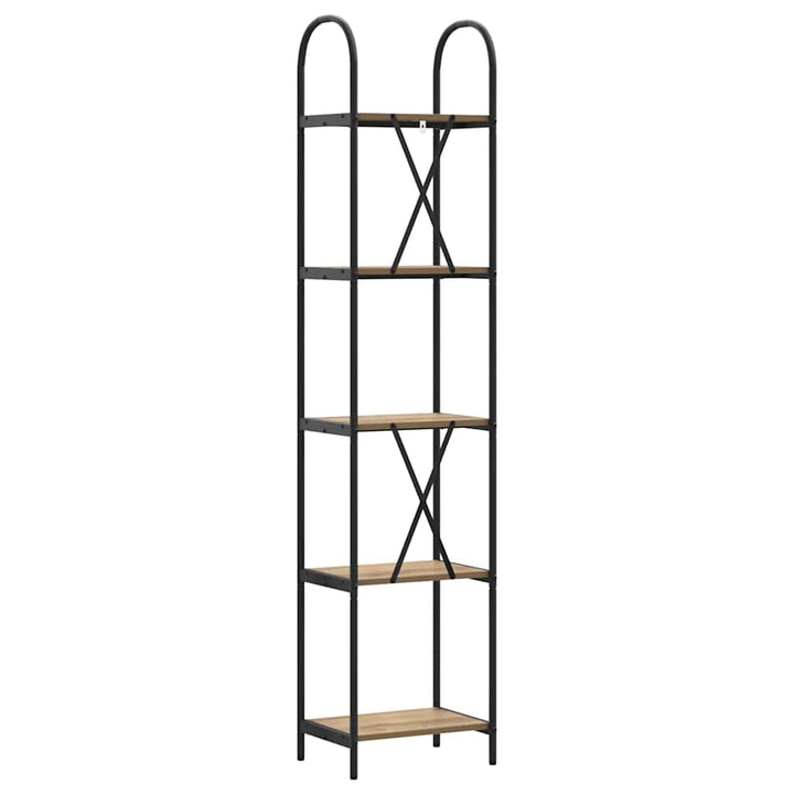 Bogreol Artisan Egetræ 40 x 30 x 183 cm Konstrueret træ