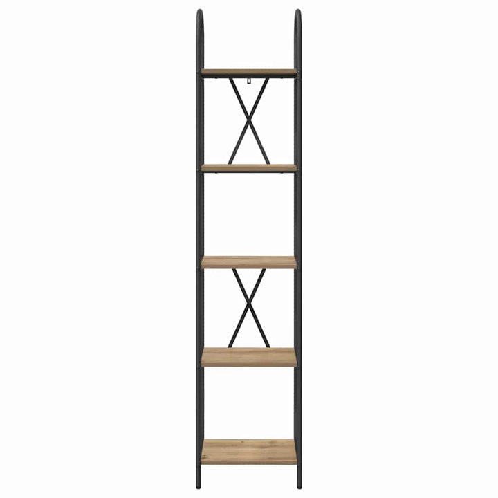Bogreol Artisan Egetræ 40 x 30 x 183 cm Konstrueret træ