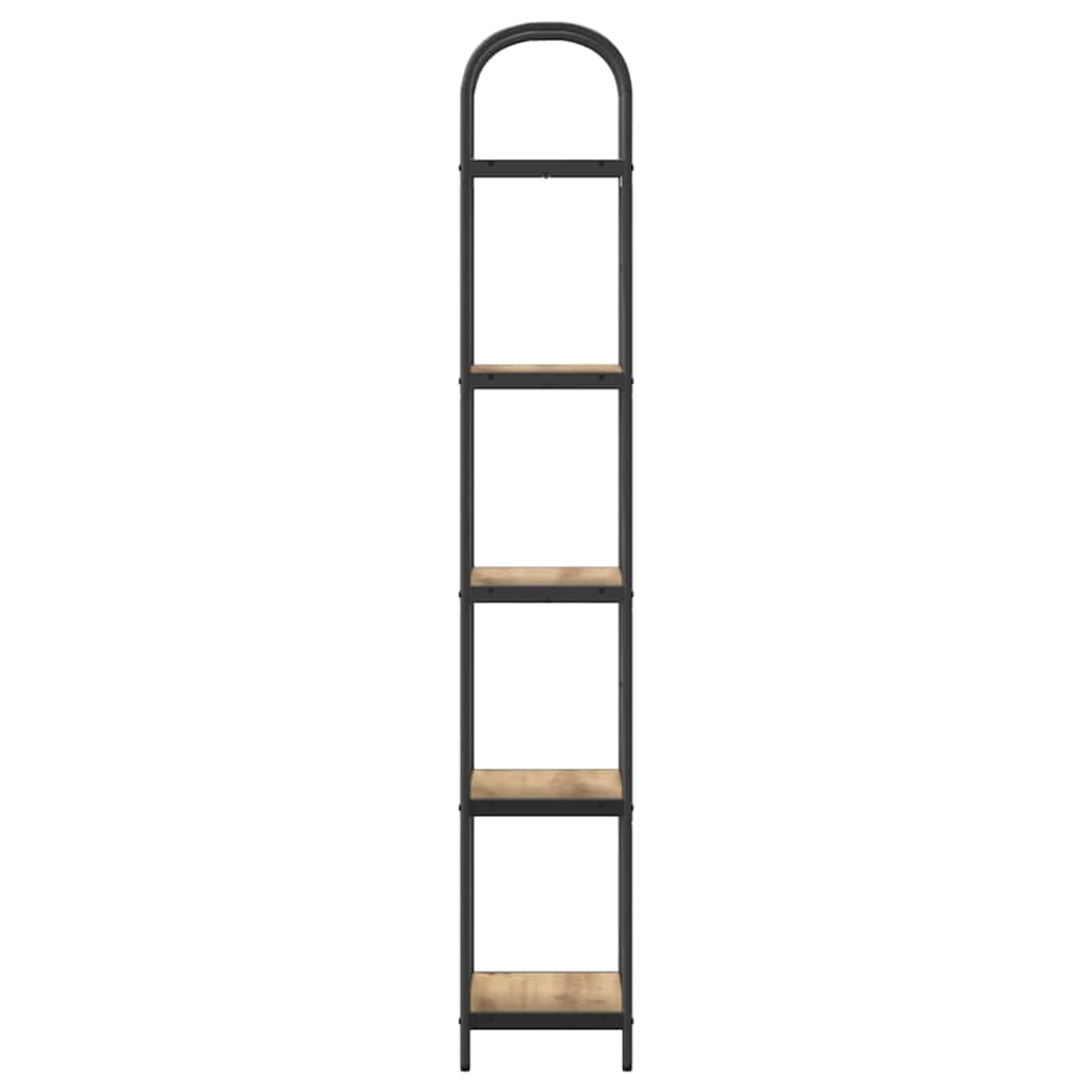 Bogreol Artisan Egetræ 40 x 30 x 183 cm Konstrueret træ
