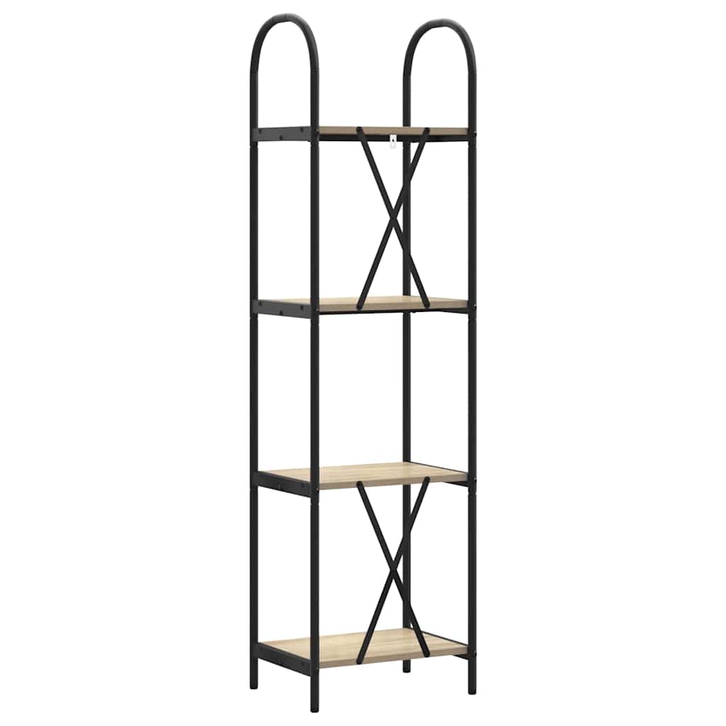 Bogreol Sonoma eg 40 x 30 x 146 cm Konstrueret træ